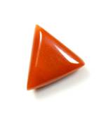 Natural 3.25 Ratti 2.95 Carat Trillion Shape Moonga Munga Gemstone Rashi Ratan Astrology