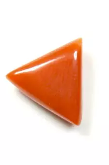 Natural Italian Moonga 4.25 Ratti 3.86 Carat Loose Gemstone Munga Rashi Ratan Trllion Shape