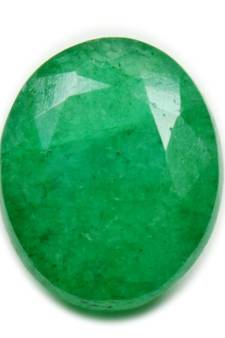 Natural Emerald Loose Gemstone 4.25 Ratti 3.86 Carat Oval Shape Astrological Birthstone