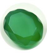 Original Certified Green Onyx Gemstone 8.25 Ratti 7.5 Carat Haqiq Oval Shape Birthstone