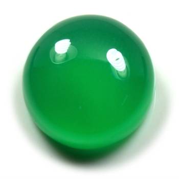 Natural Certified Green Onyx Loose Gemstone 7.25 Ratti 6.59 Carat Round Rashi Ratan 1