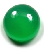 Natural Certified Green Onyx Gemstone 9.25 Ratti 8.41 Carat Round Shape Astrology Rashi Ratan