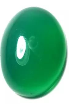 Natural Certified Green Onyx Gemstone 9.25 Ratti 8.41 Carat Cabochon Oval Shape Astrology Rashi Ratan