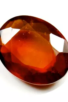 Original Hessonite Garnet 3.25 Ratti 2.95 Carat Gomedh Oval Loose Gemstone For Astrology