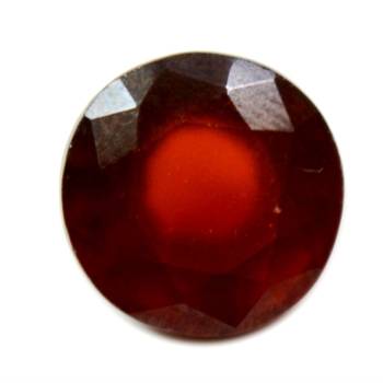 Real Certified Hessonite 2.25 Ratti 2.04 Carat Gomedh Round Shape Loose Garnet Birthstone 1