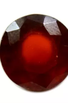 Real Certified Hessonite 2.25 Ratti 2.04 Carat Gomedh Round Shape Loose Garnet Birthstone