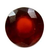 Real Certified Hessonite 2.25 Ratti 2.04 Carat Gomedh Round Shape Loose Garnet Birthstone