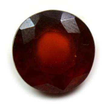 Real Certified Hessonite 2.25 Ratti 2.04 Carat Gomedh Round Shape Loose Garnet Birthstone 2
