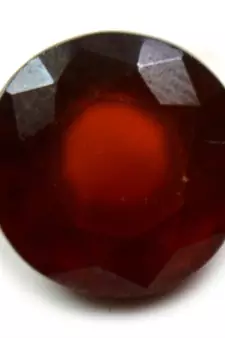 Real Certified Hessonite 2.25 Ratti 2.04 Carat Gomedh Round Shape Loose Garnet Birthstone