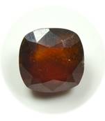 Real Certified African Hessonite Gemstone 6.25 Ratti 5.68 Carat Gomedh Cushion Loose Beads