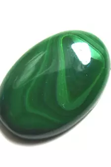 Original Malachite Loose Gemstone 9.25 Ratti 8.41 Carat Oval Shape Astrological Birthstone