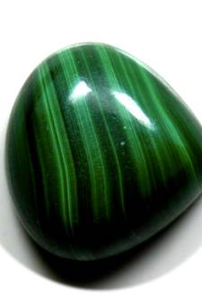 Original Certified Malachite Loose Gemstone 4.25 Ratti 3.86 Carat Pear Shape Dana Firang