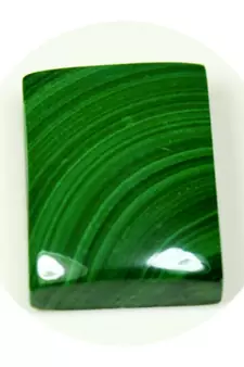 Natural Malachite Gemstone 8.25 Ratti 7.5 Carat Danafirang Rectangle Shape Chakra Healing