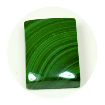 Natural Malachite Gemstone 8.25 Ratti 7.5 Carat Danafirang Rectangle Shape Chakra Healing 2