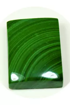 Natural Malachite Stones Danafirangi 11.25 Ratti 10.23 Carat Rectangle Shape Reiki Healing