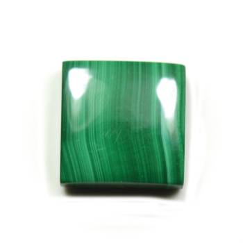 Genuine Malachite Loose Gemstone 9.25 Ratti 8.41 Carat Square Shape Astrology Nag Ratan 1
