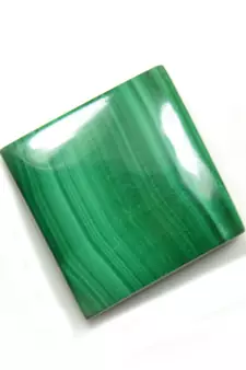Natural Malachite Gemstone Danafirang 11.25 Ratti 10.23 Carat Square Shape Jewelry Making