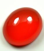 Natural Certified Red Onyx Gemstone 4.25 Ratti 3.86 Carat Oval Shape for Astrology Purposes