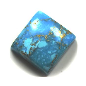 Real 6.25 Ratti 5.68 Carat Copper Turquoise Gemsotone Firoza Square For Astrological Use 2