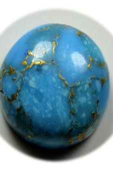 Real Certified Copper Turquoise Gemstone 10.25 Ratti 9.32 Carat Round Firoza Rashi Ratan