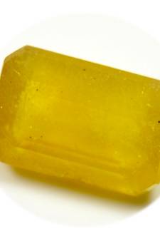 Original Yellow Sapphire 2.25 Ratti 2.04 Carat Pukhraj Rectangle Shape Astrology Gemstone