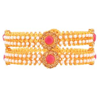 Gold ruby   bangles-and-bracelets 1