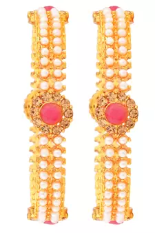 Gold ruby   bangles-and-bracelets