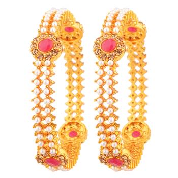 Gold ruby   bangles-and-bracelets 4
