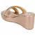 LA SAVIE Women Solid Natural Wedges