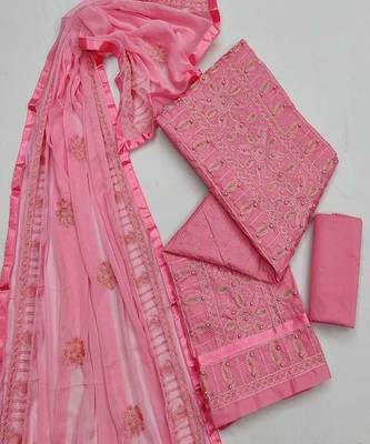 Light-pink aari cotton salwar 2