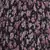 Black bean net printed and pleated lined Plus skirt
