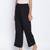 Urbanic Black fuzzy women nightwear Piping details pajama