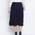 Blazed blue pleated women skirt