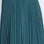 Sea green pleated women skirt