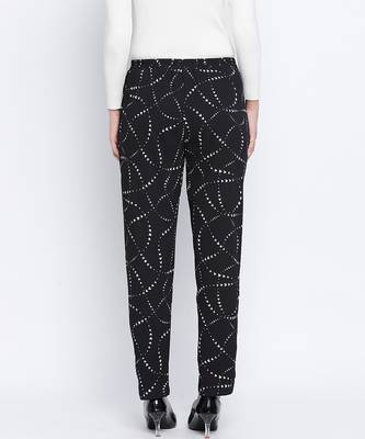 Vellic zig zag print women pants 4