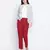 Zoric solid red women pant