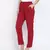 Zoric solid red women pant