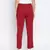 Zoric solid red women pant