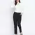 Blantic Black zig zag print women casual pant