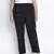 Quirky black check  plus size Elasticated pant