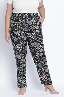 Catopez printed printed plus szie Elasticated pant