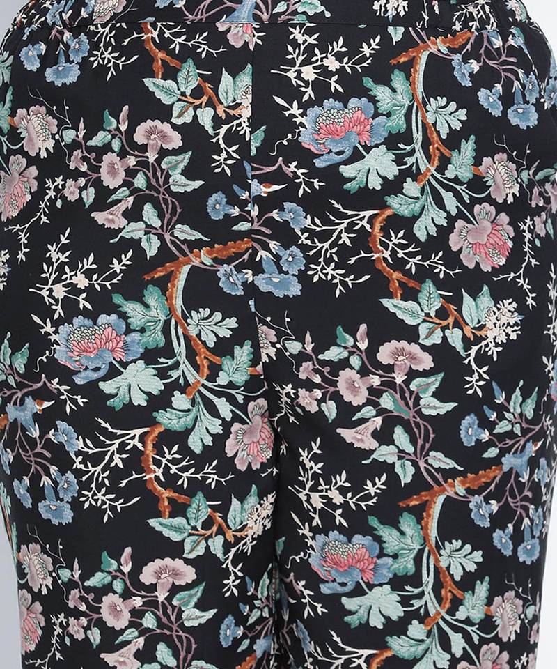 Catopez printed printed plus szie Elasticated pant