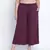 Windzour soild wine plus size Elasticated pant