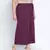 Windzour soild wine plus size Elasticated pant