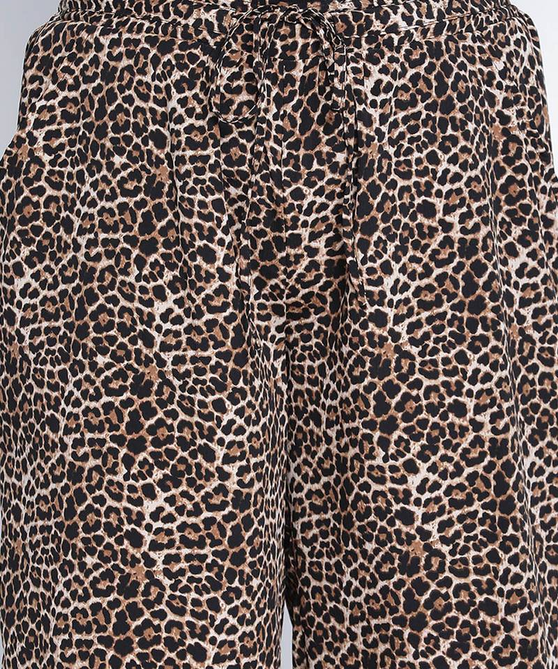 Criskey animal print plus size Elasticated pant