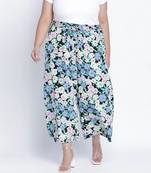 Shinneer printedistic multicolor plus size Elasticated pant