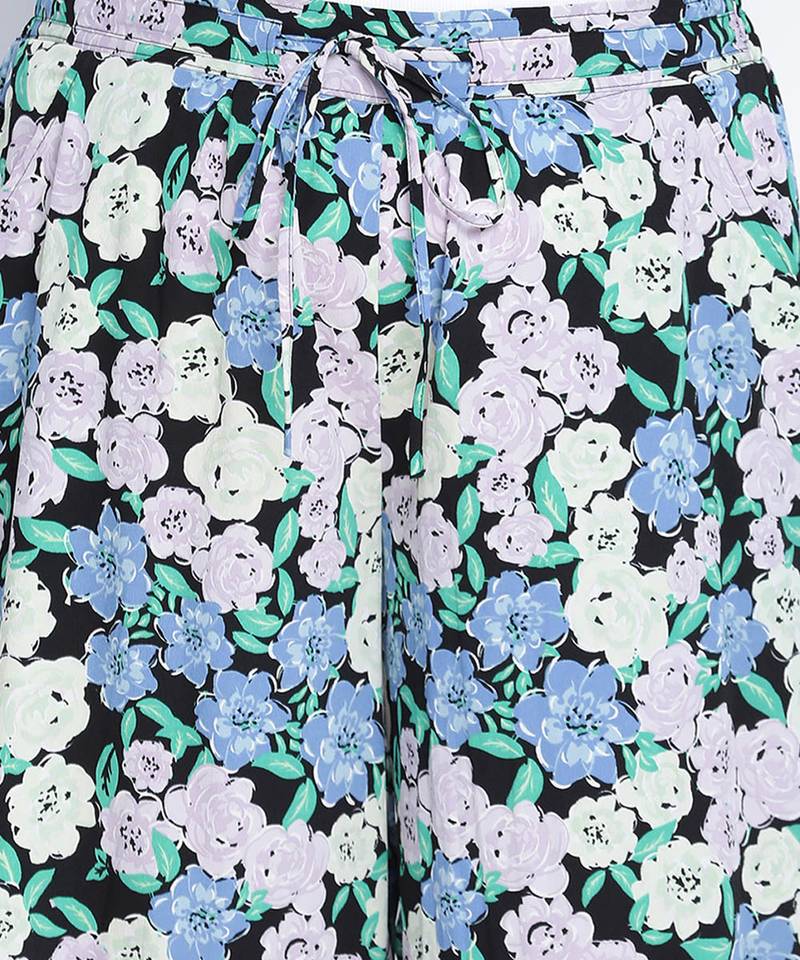 Shinneer printedistic multicolor plus size Elasticated pant