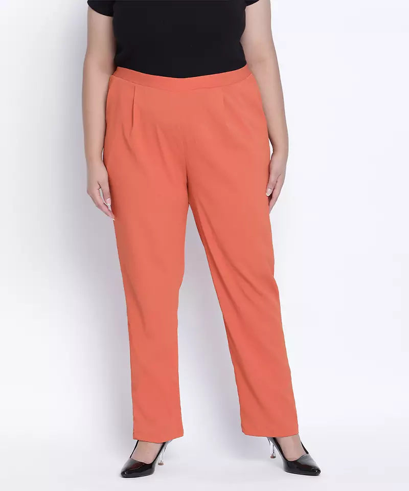 Trapple hey way orange plus szie pant