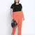 Trapple hey way orange plus szie pant