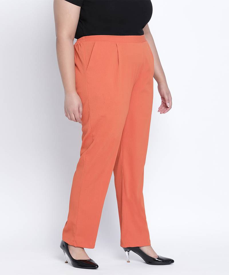 Trapple hey way orange plus szie pant